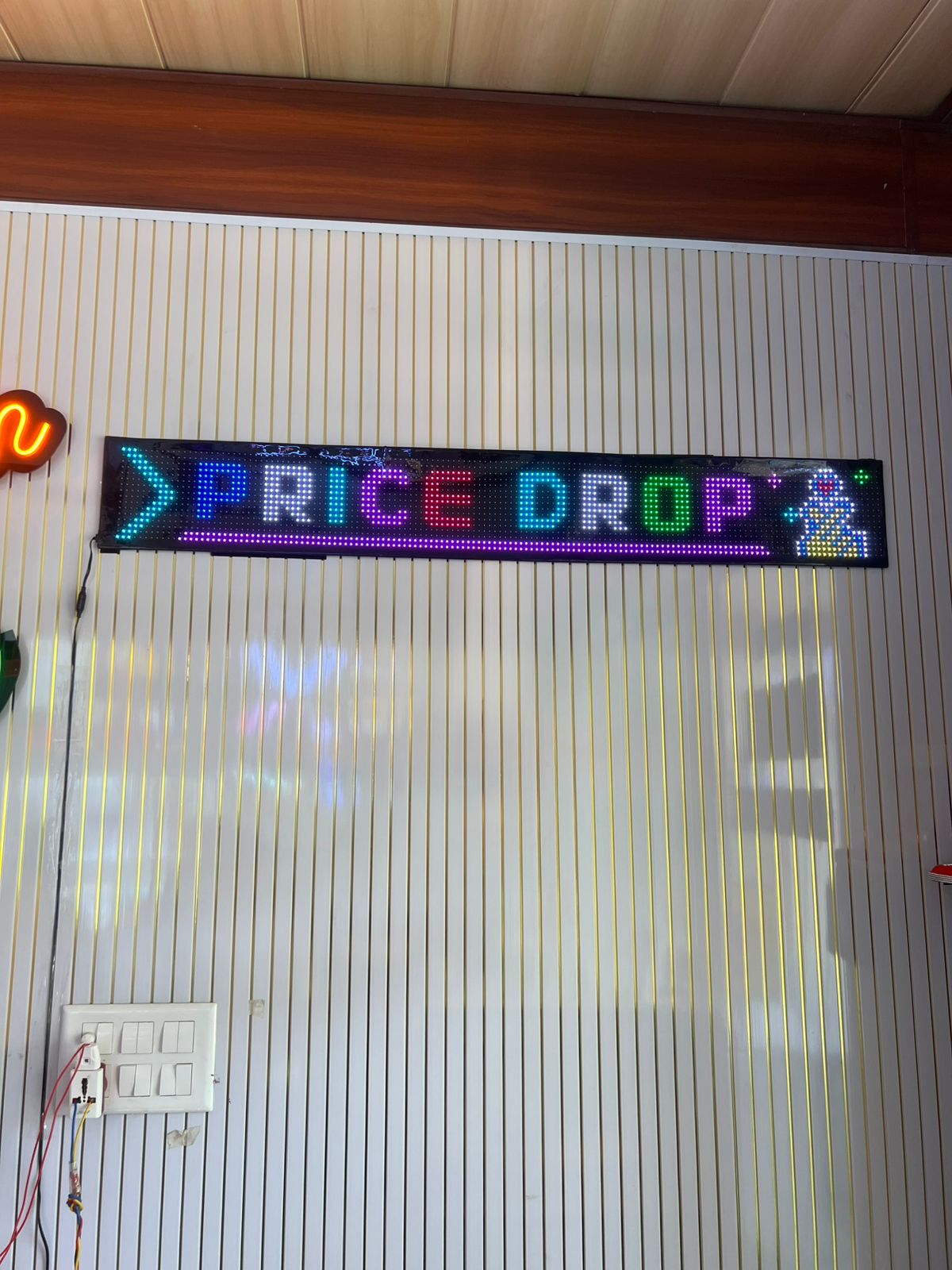 LED Scrolling Message Board